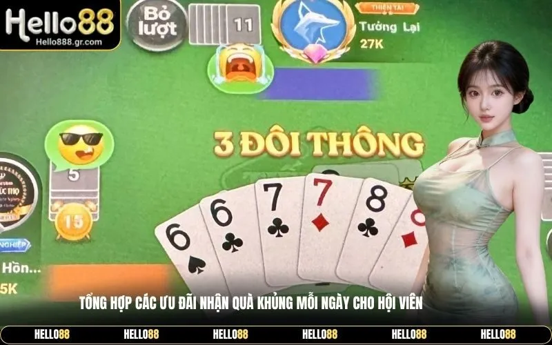 Tổng hợp các ưu đãi nhận quà khủng mỗi ngày cho hội viên